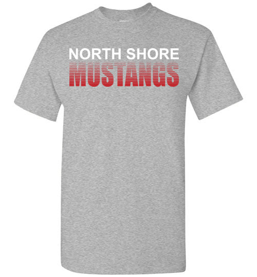 North Shore High School Sports Grey T-shirt 24