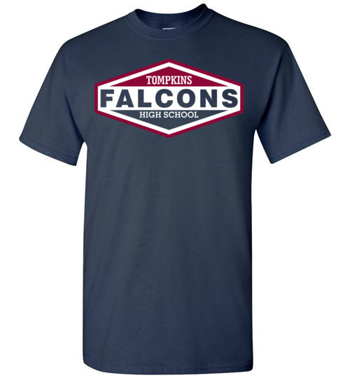 Tompkins High School Navy Unisex T-shirt 09