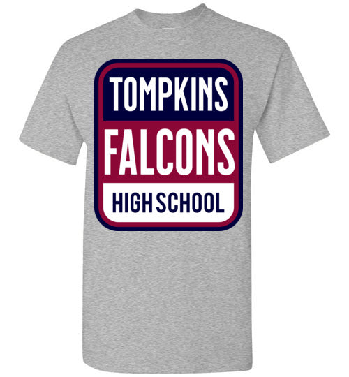 Tompkins High School Grey Unisex T-shirt 01