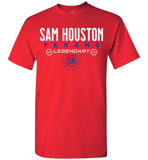 Sam Houston High School Red Classic T-shirt 03