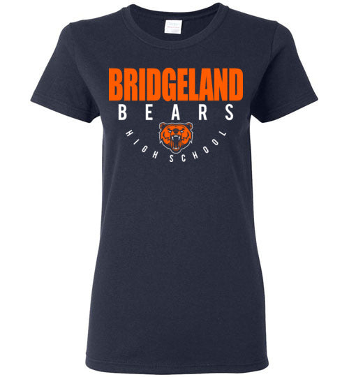 Bridgeland High School Bears Women's Navy T-shirt 12