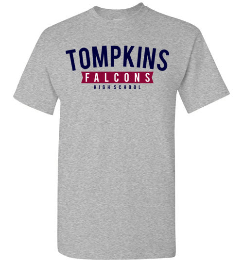 Tompkins High School Grey Unisex T-shirt 21