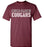 Cinco Ranch Cougars Maroon Unisex T-shirt 17