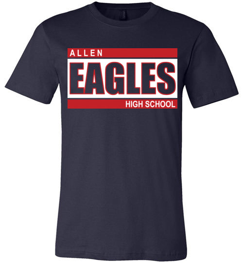 Allen High School Eagles Premium Navy T-shirt 98