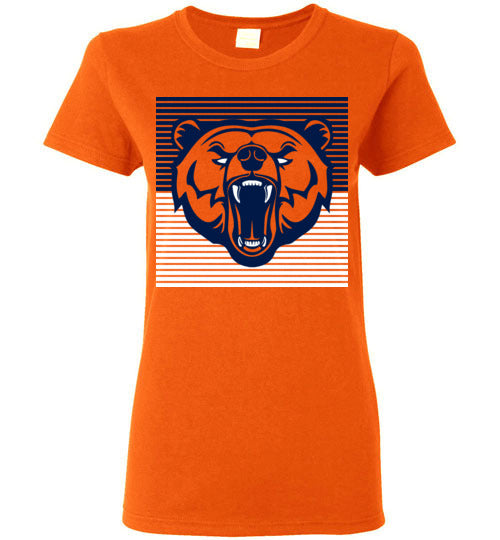 Bridgeland High School Bears Women's Orange T-shirt 27