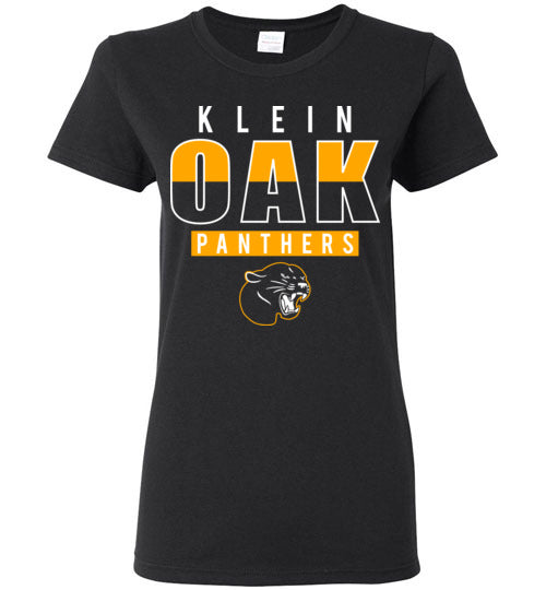 Klein Oak High School Panthers Women's Black T-shirt 23