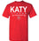 Katy High School Red Unisex T-shirt 03