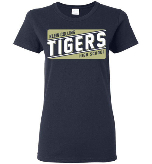 Klein Collins High School Tigers Navy Women's T-shirts 84