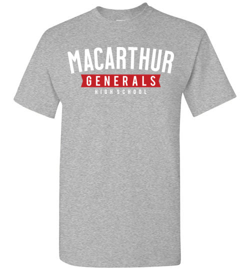 MacArthur High School Sports Grey Classic T-shirt 21