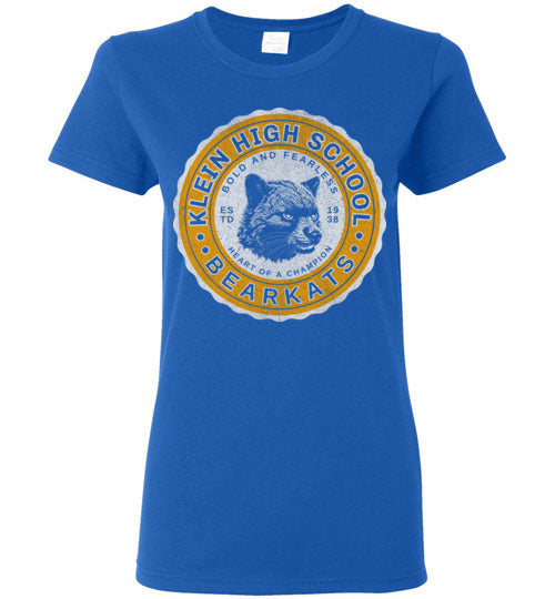 Klein High School Bearkats Women's Royal T-shirt 212