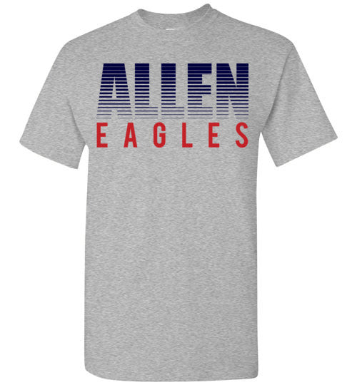 Allen High School Sports Grey Unisex T-shirt 24