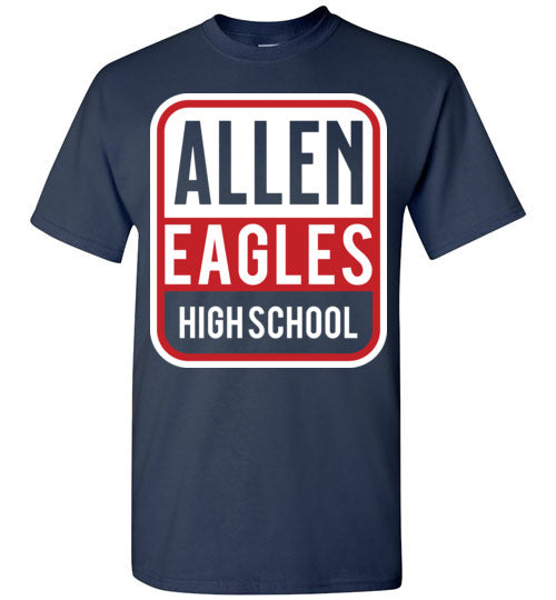 Allen High School Navy Unisex T-shirt 01