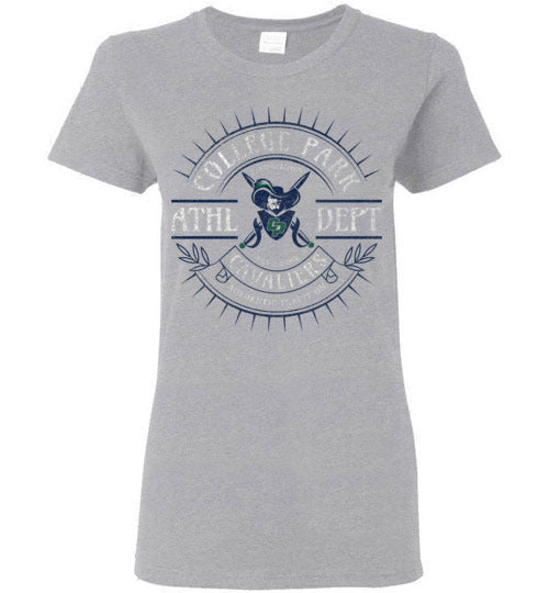 College Park High School Cavaliers Women's Sport Grey T-shirt 222