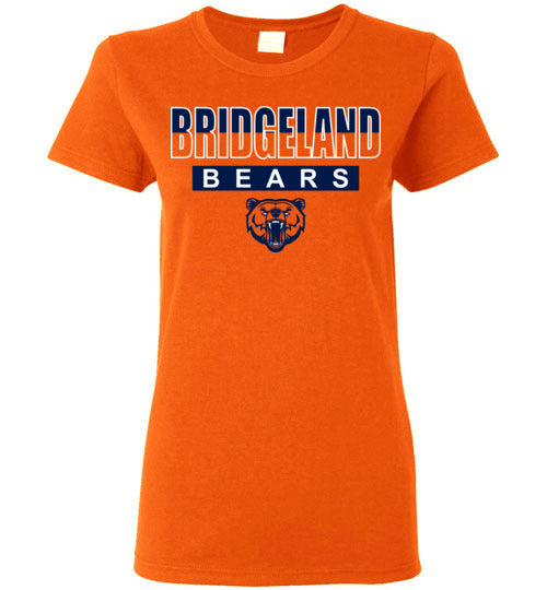 Bridgeland High School Bears Women's Orange T-shirt 23