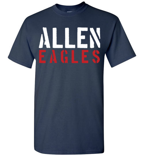 Allen High School Navy Unisex T-shirt 17