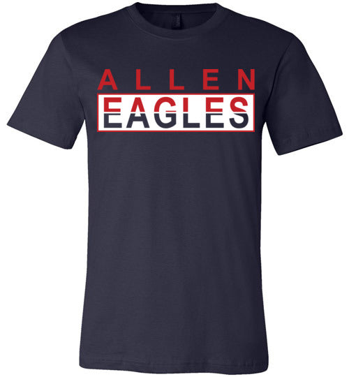 Allen High School Eagles Premium Navy T-shirt 31