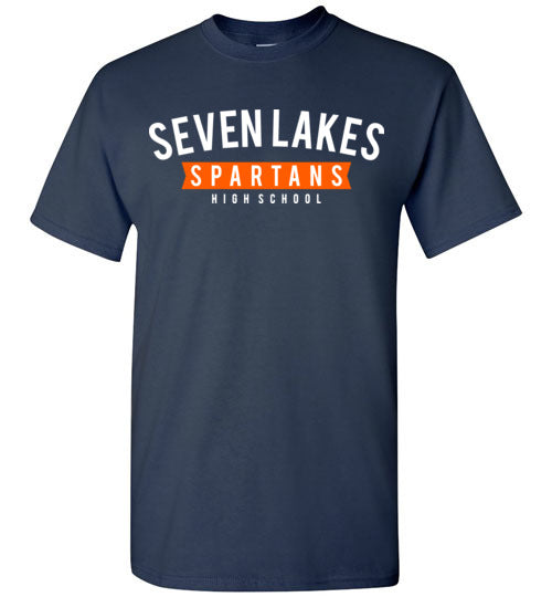 Seven Lakes High School Navy Classic T-shirt 21