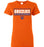  Grand Oaks High School Grizzlies Women's Orange T-shirts 49