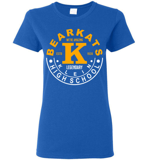 Klein High School Bearkats Women's Royal T-shirt 19