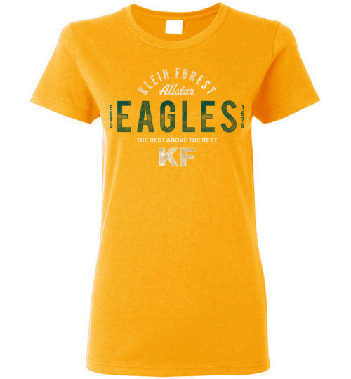 Klein Forest Golden Eagles Women's Gold T-shirt 40