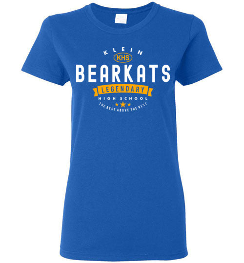 Klein High School Bearkats Women's Royal T-shirt 44