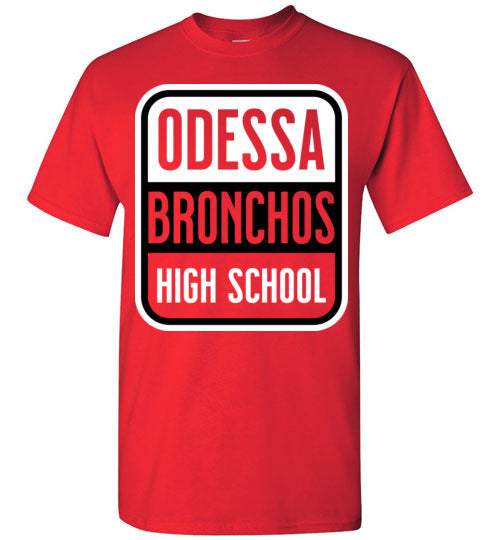 Odessa High School Red Classic T-shirt 01