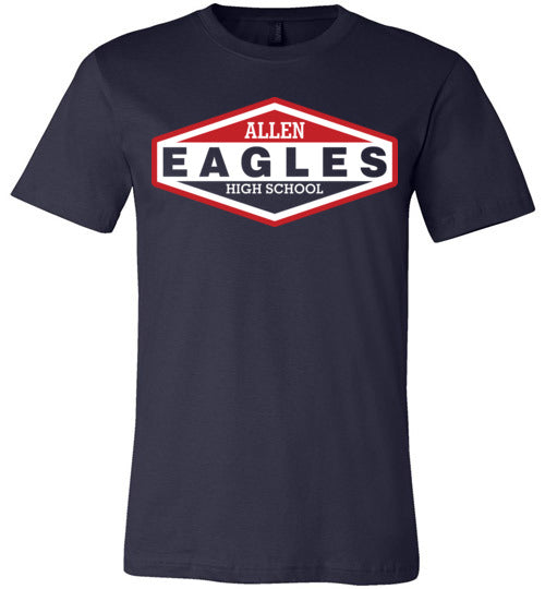 Allen High School Eagles Premium Navy T-shirt 09