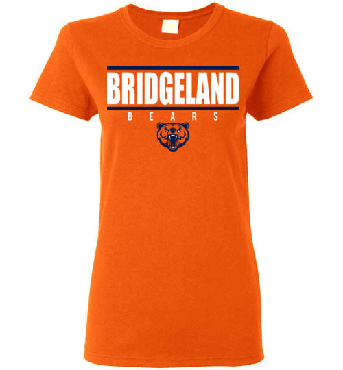 Bridgeland High School Bears Women's Orange T-shirt 07