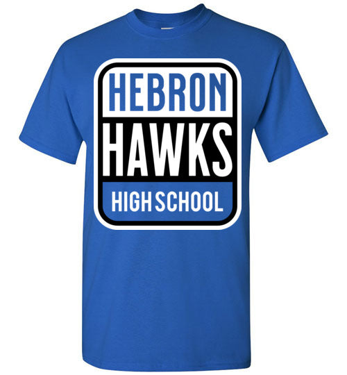 Hebron High School Royal Blue Classic T-shirt 01