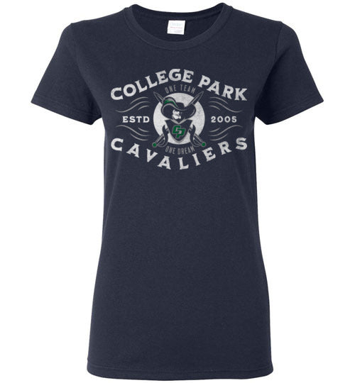 College Park High School Cavaliers Women's Navy T-shirt 202