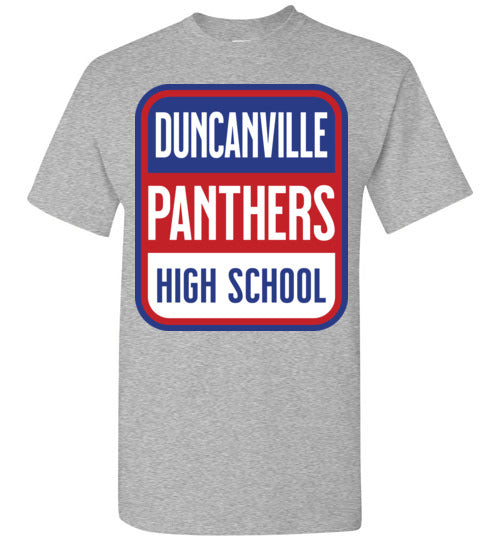 Duncanville High School Sports Grey T-shirt 01