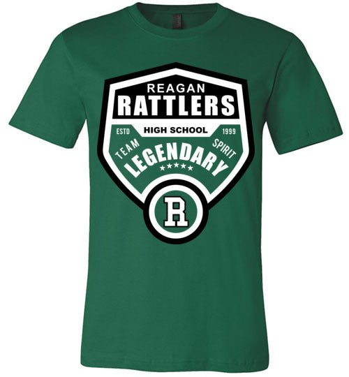 Reagan Rattlers High School Premium Evergreen T-shirt 14