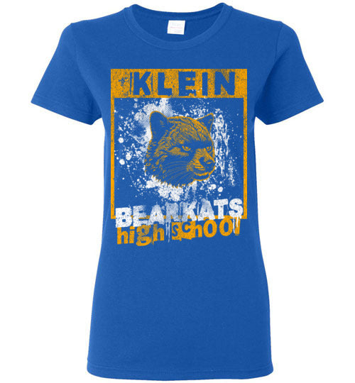 Klein High School Bearkats Women's Royal T-shirt 214