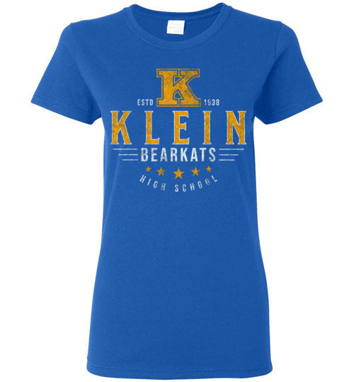 Klein High School Bearkats Women's Royal T-shirt 209