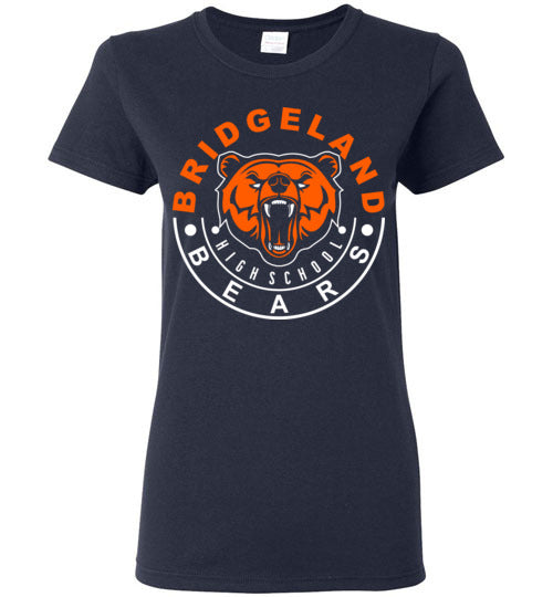 Bridgeland High School Bears Women's Navy T-shirt 19