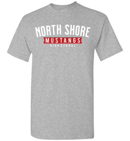 North Shore High School Sports Grey T-shirt 21