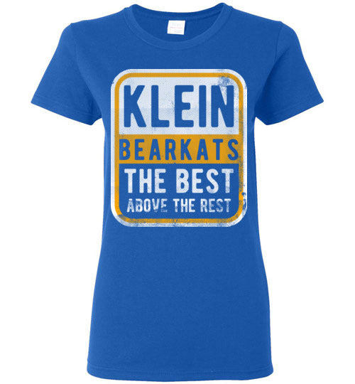 Klein High School Bearkats Women's Royal T-shirt 01