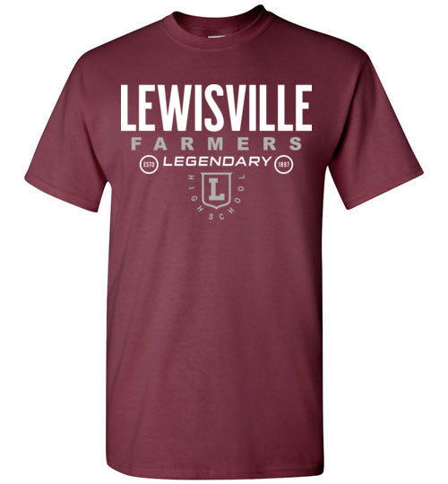 Lewisville High School Maroon Classic T-shirt 03