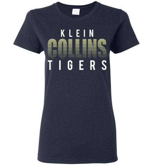 Klein Collins High School Tigers Navy Women's T-shirts 24