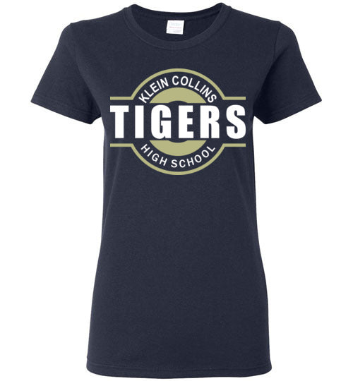 Klein Collins High School Tigers Navy Women's T-shirts 11