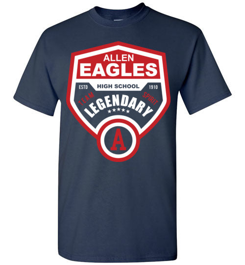 Allen High School Navy Unisex T-shirt 14