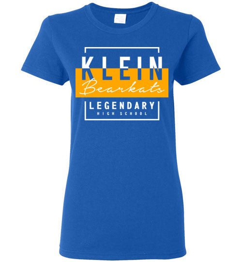 Klein High School Bearkats Women's Royal T-shirt 05