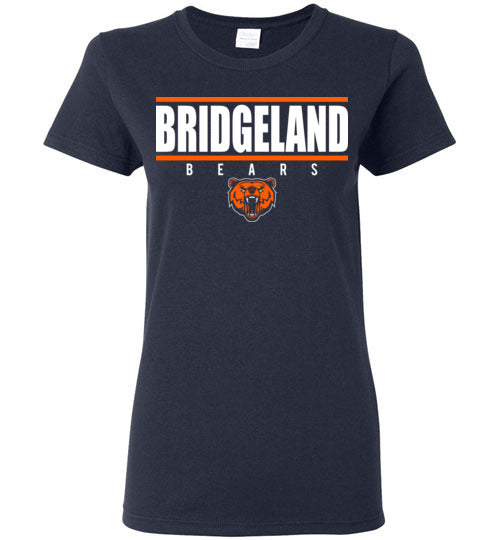 Bridgeland High School Bears Women's Navy T-shirt 07