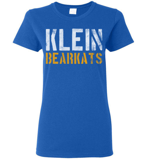 Klein High School Bearkats Women's Royal T-shirt 17