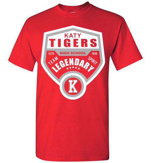 Katy High School Red Unisex T-shirt 14