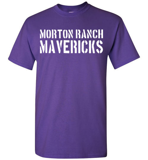 Morton Ranch High School Purple Unisex T-shirt 17