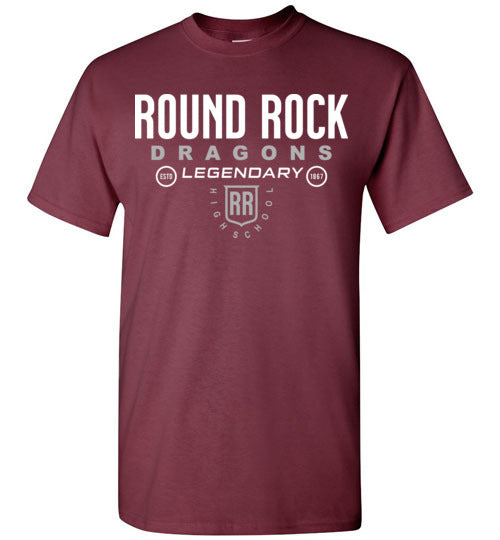 Round Rock High School Maroon Classic T-shirt 03