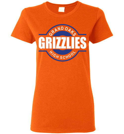 Grand Oaks High School Grizzlies Women's Orange T-shirts 11