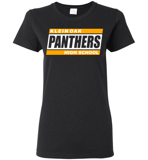 Klein Oak High School Panthers Women's Black T-shirt 72