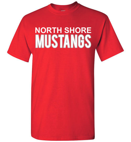 North Shore High School Red Unisex T-shirt 10